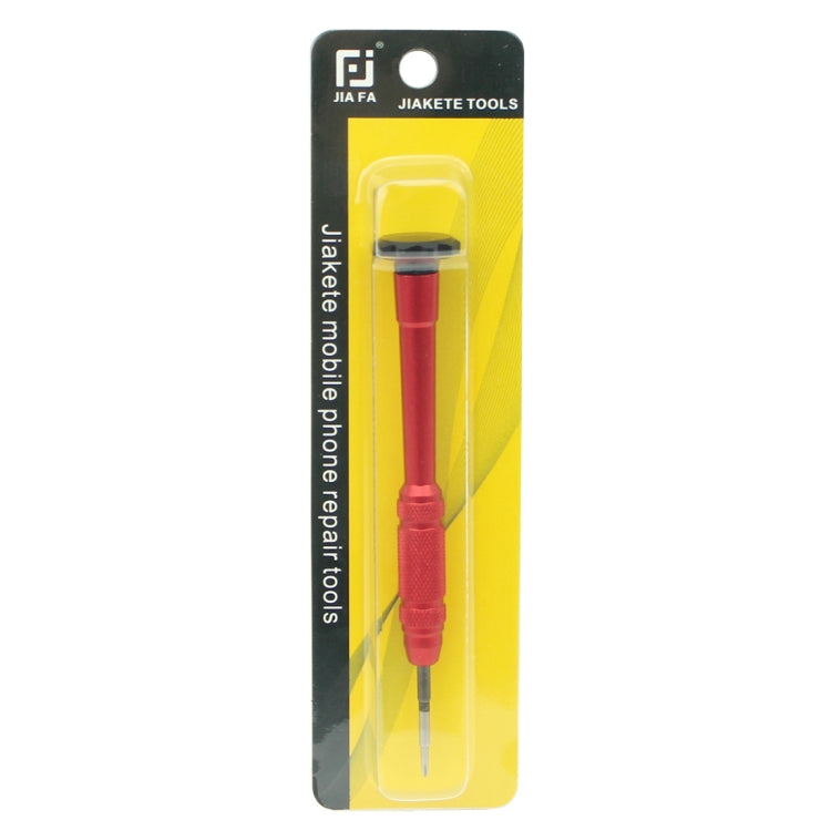 JIAFA JF-609-2.5 Hollow Cross Tip 2.5 Middle Bezel Repair Screwdriver(Red)