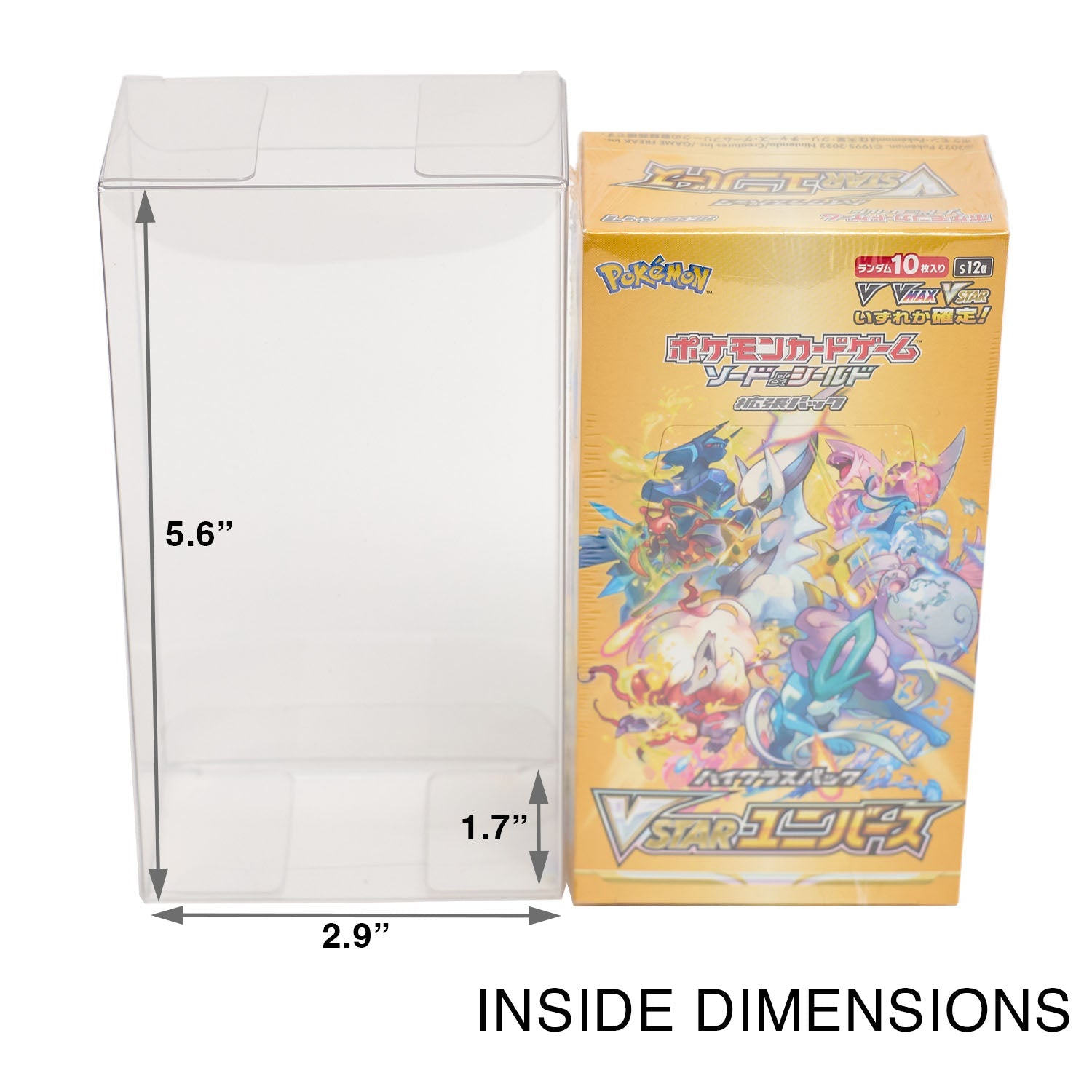 Platinum Protectors for Pokemon Japanese Booster Box - UV & Scratch-Resistant