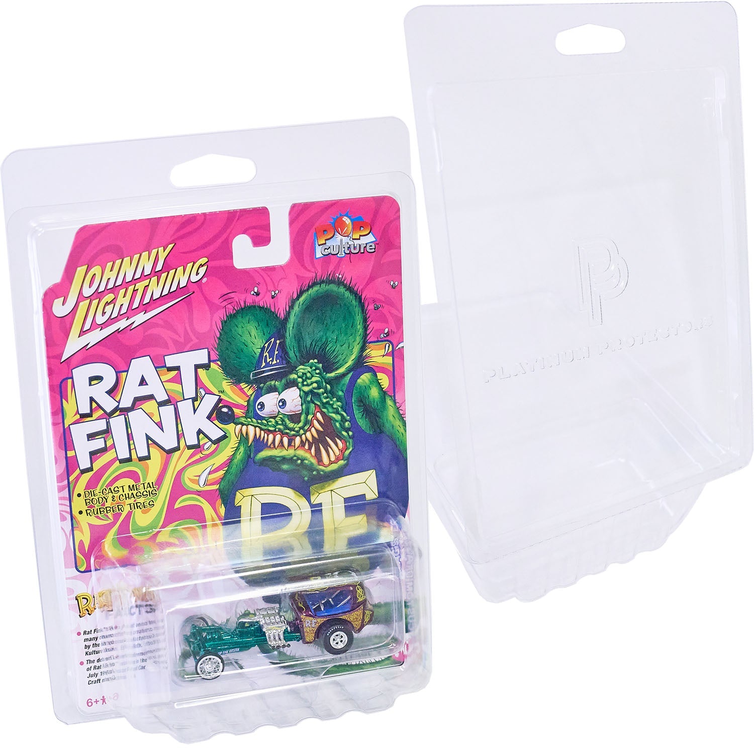 Platinum Protectors for Johnny Lightning and Auto World Die Cast Cars