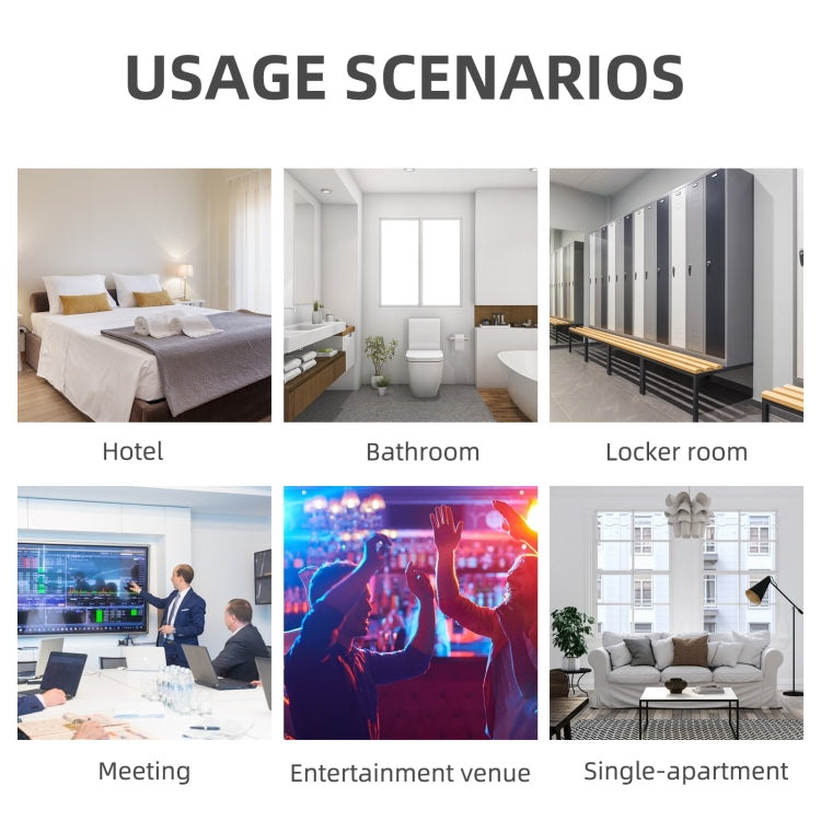 S200 Camera Detector with LED Flashlight (White)