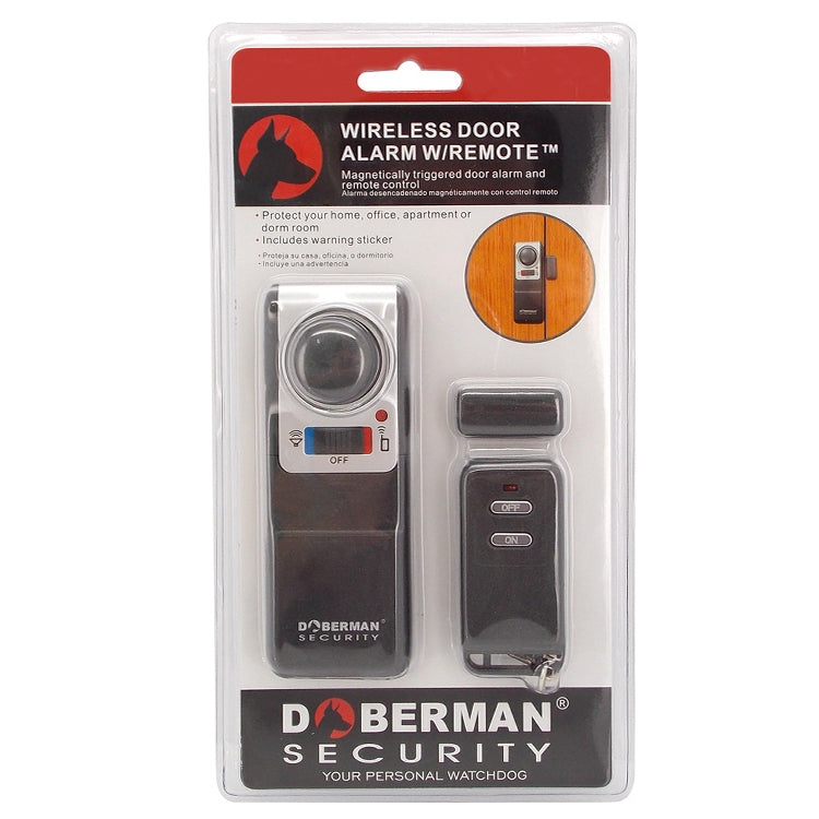DOBERMAN SE-0137 4 in 1 Household Anti-theft Door and Window Magnetic Spring Sensor Super Loud Simple Alarm Set