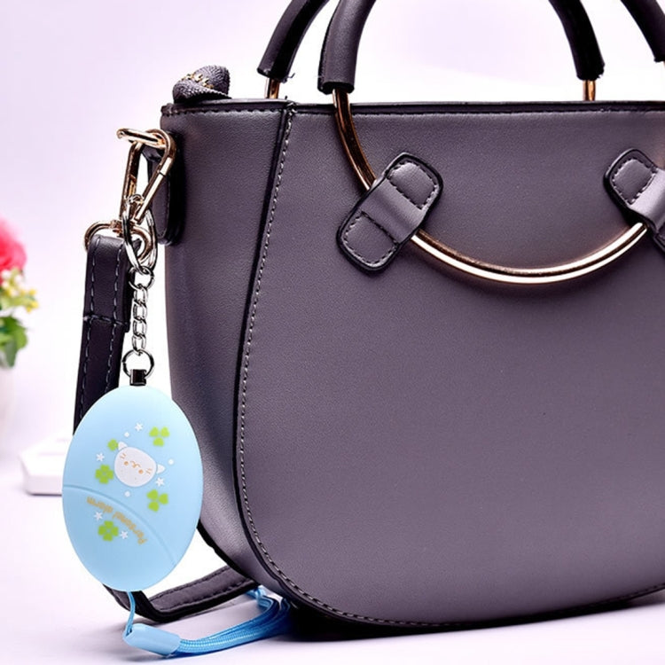 Mini Safe Football Loud Personal Alarm with Anti-Rape for Girl and Kids, 120Db Alarm(Blue)