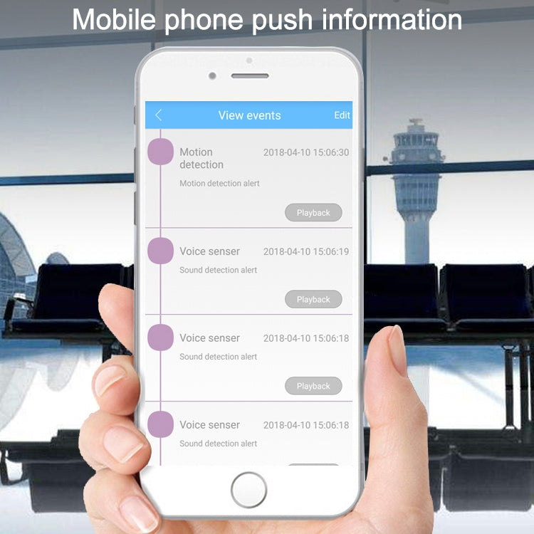 WLSES GC60 720P Wireless Surveillance Camera Baby Monitor, US Plug