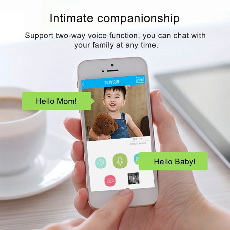 WLSES GC60 720P Wireless Surveillance Camera Baby Monitor, US Plug