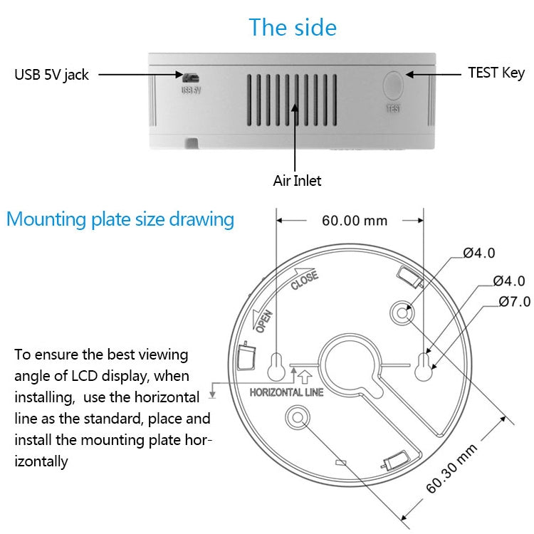 PA-210W WiFi + Tuya Gas Alarm