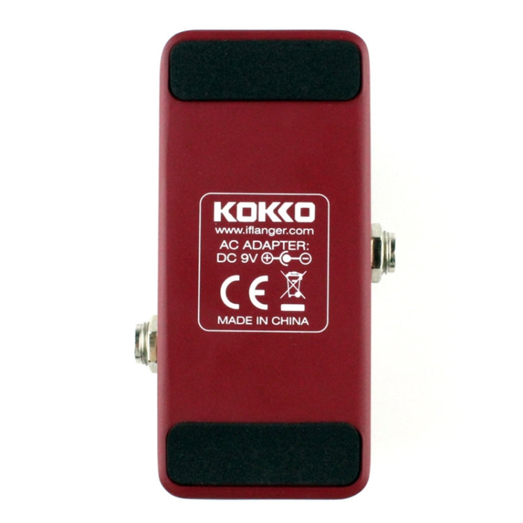 KOKKO FDS2 Mini Electric Guitar Monoblock Distortion Effects Pedal(Wine Red)