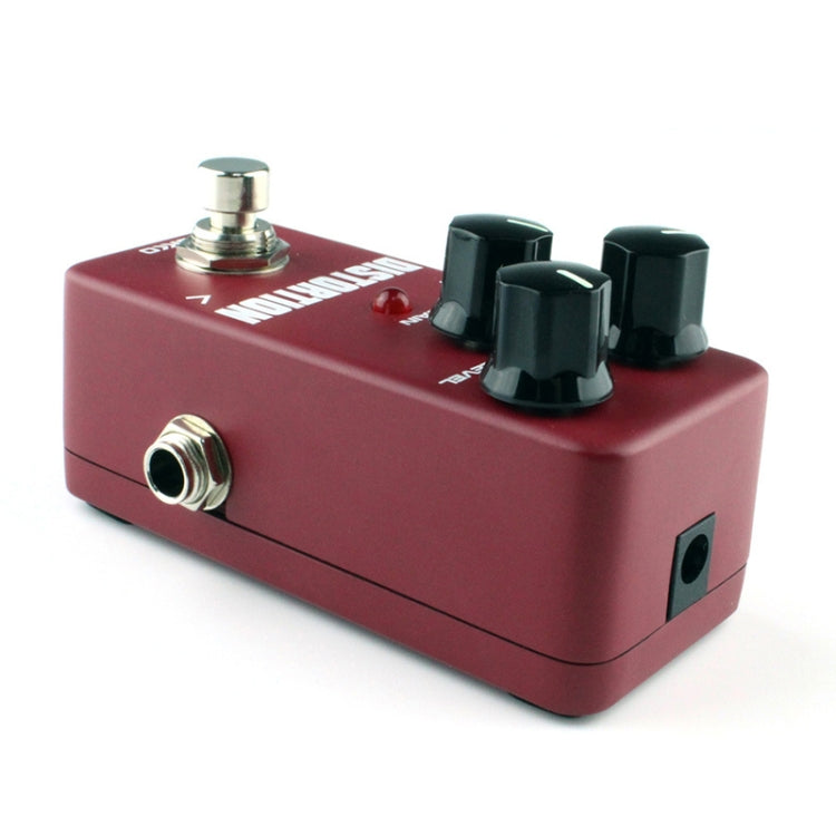 KOKKO FDS2 Mini Electric Guitar Monoblock Distortion Effects Pedal(Wine Red)
