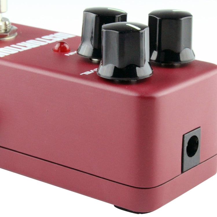 KOKKO FDS2 Mini Electric Guitar Monoblock Distortion Effects Pedal(Wine Red)