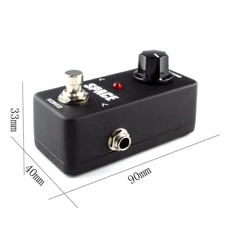 KOKKO FRB2 Mini Electric Guitar Reverb Sound Monoblock Effects Pedal Space(Black)
