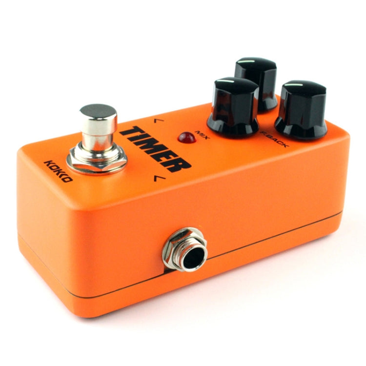 KOKKO FDD2 Mini Electric Guitar  Digital Delay Effects Pedal Timer(Orange)