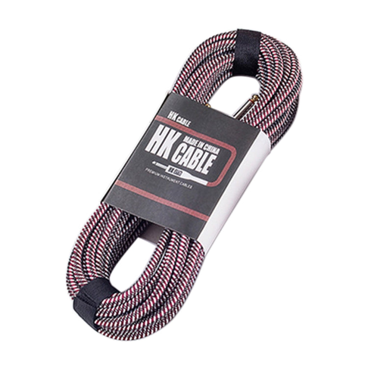 Wooden Guitar Bass Connection Cable Noise Reduction Audio Cable, Cable Length: 10m, Random Color Delivery