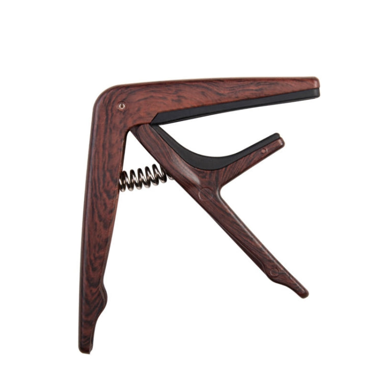 JOYO JCP-01 Guitar Capo Plastic Steel Lightweight Ukulele Capo (Brown)