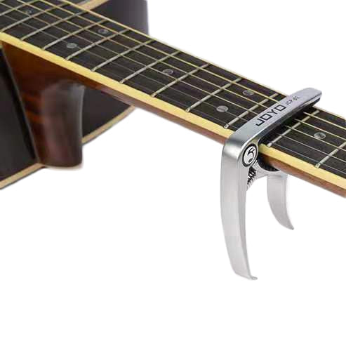 JOYO JCP-03 Zinc Alloy Guitar Capo Universal Capo for Acoustic Guitar Ukulele (Silver)