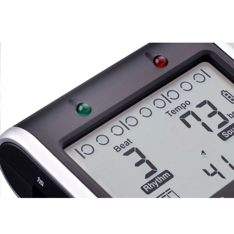 JOYO JM-90 Mini Portable Rechargeable Clip-on LED Indicator Electronic Digital Metronome Tone Generator Tuner for Guitar Violin Ukulele(White)