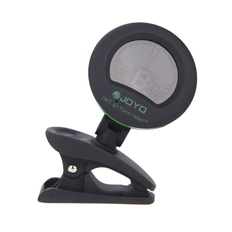 JOYO JMT-01 Clip-on Electric Guitar Tuner & Metronome Built-in Mic Color Screen for Guitar Violin Ukulele(Black)