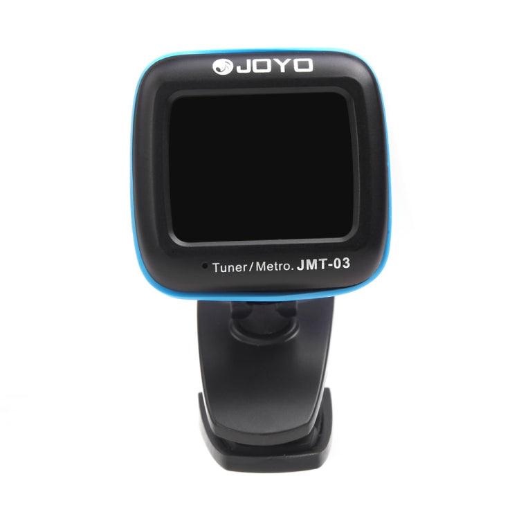JOYO JMT-03 Portable Clip-on Guitar Tuner Metronome Supports MIC and CLIP Tuning Mode 2-in-1 360-Degree Rotating for Guitar Violin Ukulele (Black)
