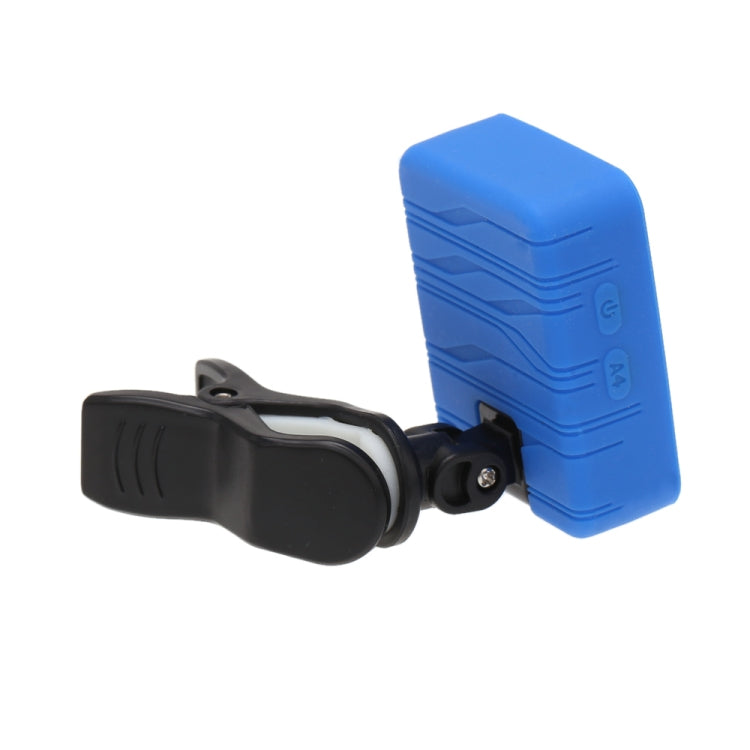 JOYO JT-301 Clip-on Electric Digital Tuner Universal Portable with Silica Gel Cover for Guitar Chromatic Bass Ukulele Violin (Blue)