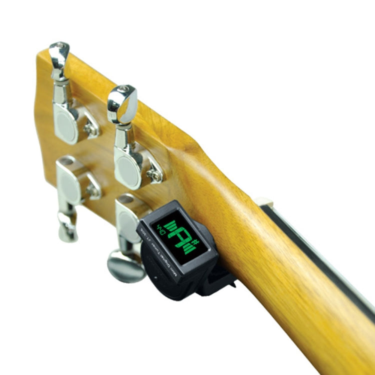 JOYO JT-306 Mini Digital LCD Clip-on Tuner for Acoustic Electric Guitar Bass Violin Ukulele (Black)