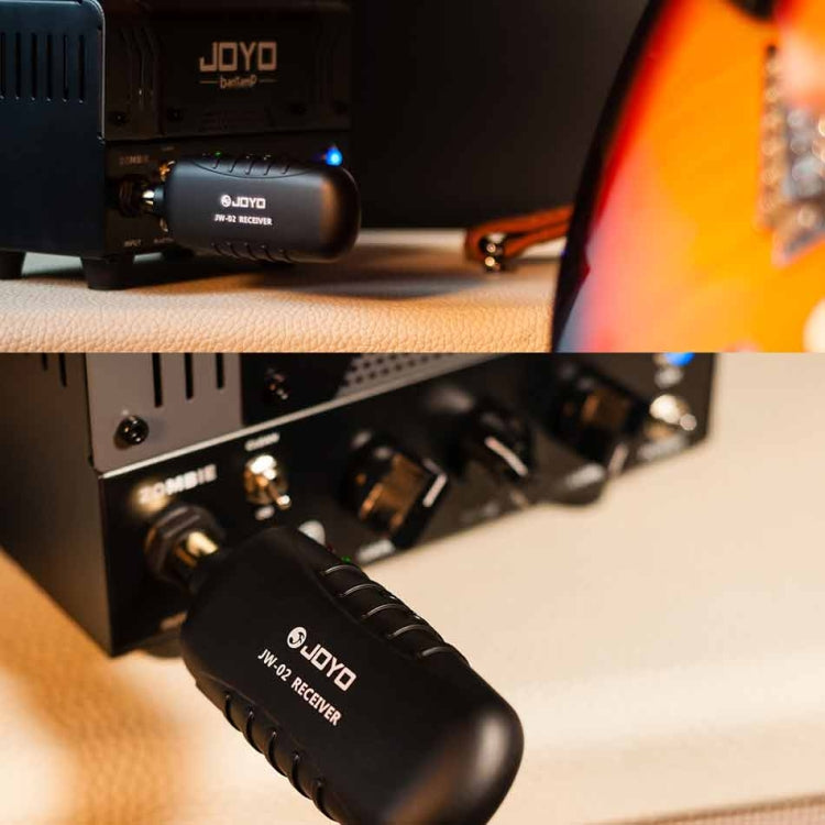 JOYO JW-02 Portability Guitar Wireless Audio Transmitter Audio Receiver (Black)