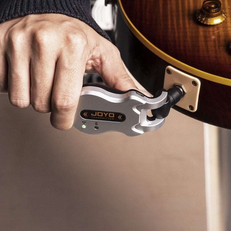 JOYO JW-02A 5.8Ghz Portability Guitar Wireless Audio Transmitter Audio Receiver (Silver)