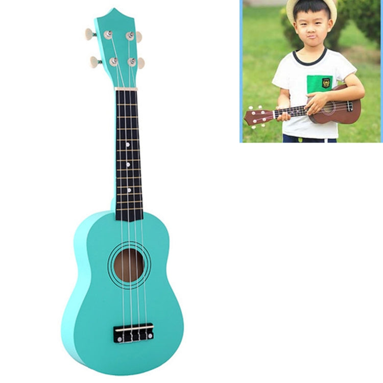HM100 21 inch Basswood Ukulele Children Musical Enlightenment Instrument(Mint Green)