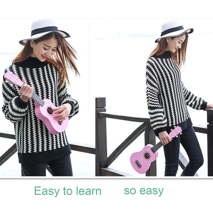 HM100 21 inch Basswood Ukulele Children Musical Enlightenment Instrument(Magenta)
