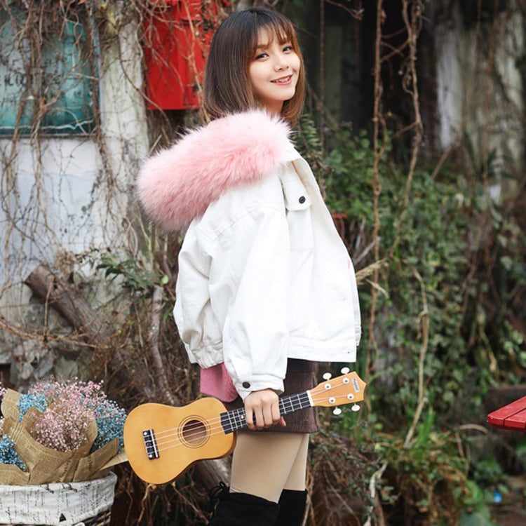 HM100 21 inch Basswood Ukulele Children Musical Enlightenment Instrument(White)