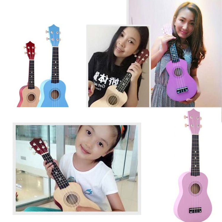 HM100 21 inch Basswood Ukulele Children Musical Enlightenment Instrument(White)
