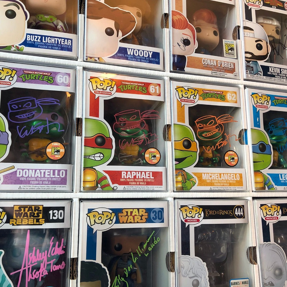 KUBBIE DLX WHITE (3x4) - In Box Display Case for Funko Pops, Wall Mountable & Stackable Pop Shelf (Cardboard)