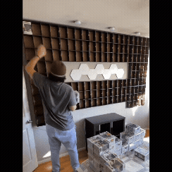 KUBBIE DLX BLACK (3x4) - In Box Display Case for Funko Pops, Wall Mountable & Stackable Pop Shelf (Cardboard)