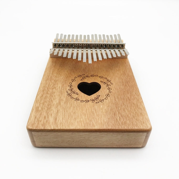 17 Tone Mahogany Wood Thumb Piano Kalimba