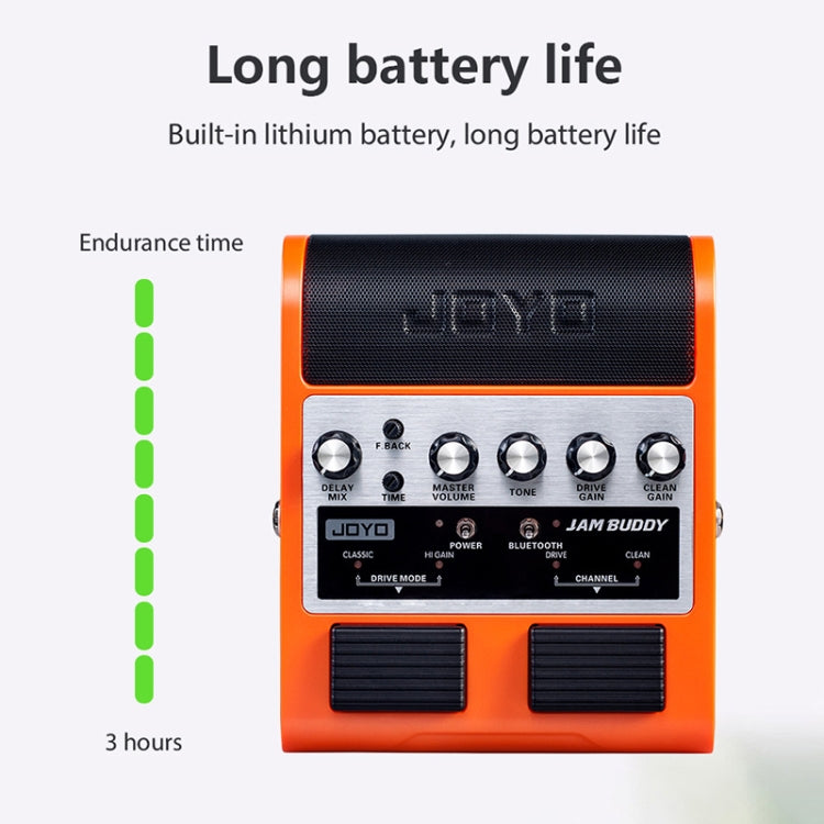 JOYO JAM BUDDY Bluetooth 4.0 Dual Channel with Effector Charging Guitar Small Speaker(Black)