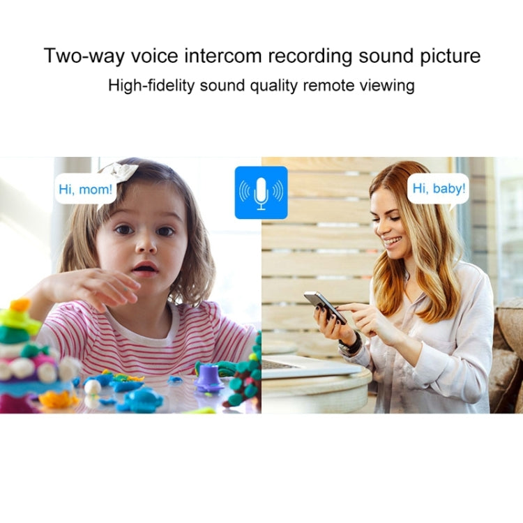 Indoor 4CH HD 1080P Security Wireless IP IR Camera Wifi Kit, Support Night Vision / PIR Detection / Two-Way Audio & Micro SD Card (128GB Max, IR Distance: 9m(White)