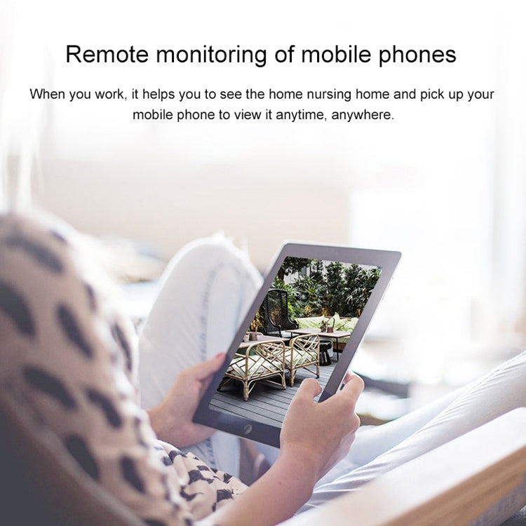 VESAFE VS-Y3 Outdoor HD 1080P Solar Power Security IP Camera, Support Motion Detection & PIR Wake up, IP66 Waterproof(White)