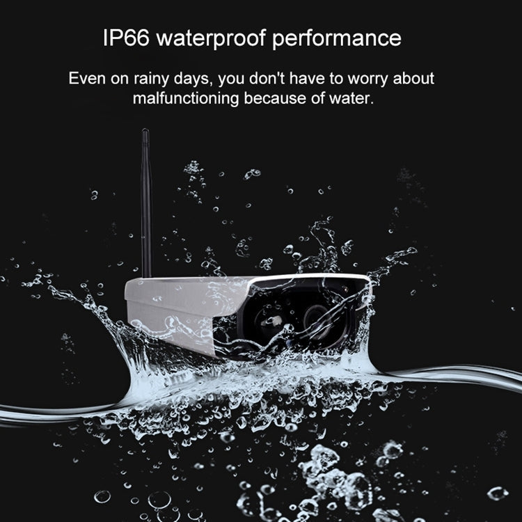 VESAFE VS-Y3 Outdoor HD 1080P Solar Power Security IP Camera, Support Motion Detection & PIR Wake up, IP66 Waterproof(White)