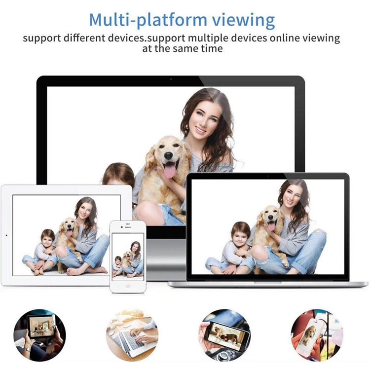 Anpwoo AP001 1.0MP 720P HD WiFi IP Camera, Support Motion Detection / Night Vision(White)