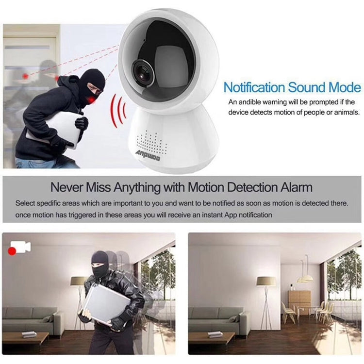 Anpwoo AP005 2.0MP 1080P 1/2.7 inch CMOS HD WiFi IP Camera, Support Motion Detection / Night Vision(White)