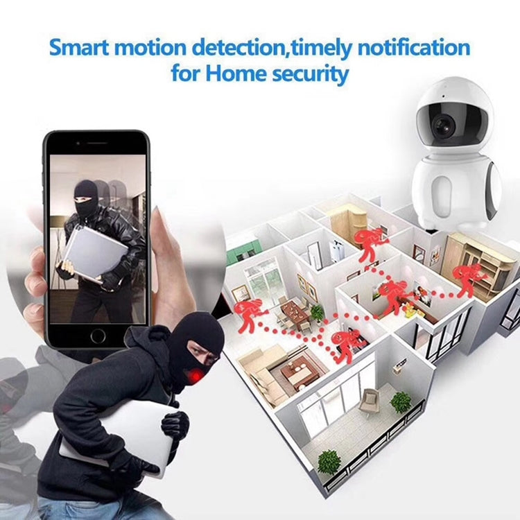 Anpwoo AP006 2.0MP 1080P 1/2.7 inch HD WiFi IP Camera, Support Motion Detection / Night Vision(White)