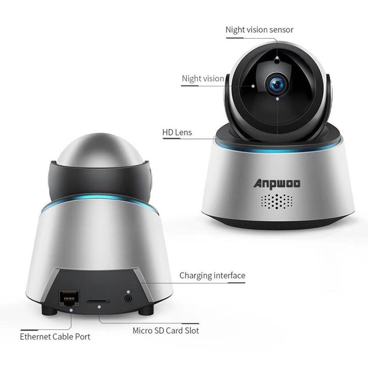 Anpwoo Astronaut 2.0MP 1080P 1/3 inch CMOS HD WiFi IP Camera, Support Motion Detection / Night Vision