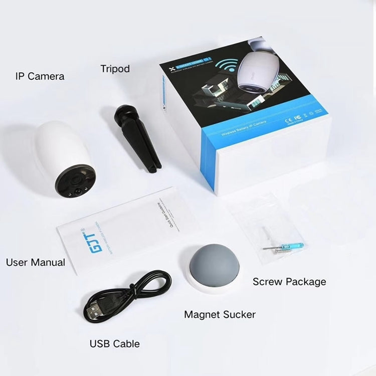 Anpwoo Cannon 1.3MP 960P 1/3 inch CMOS HD WiFi IP Camera With Tripod Holder, Support Motion Detection / Night Vision(White)