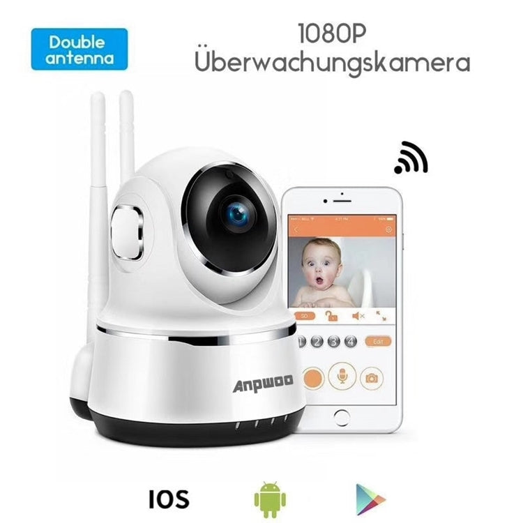 Anpwoo Guardian 2.0MP 1080P 1/3 inch CMOS HD WiFi IP Camera, Support Motion Detection / Night Vision(White)