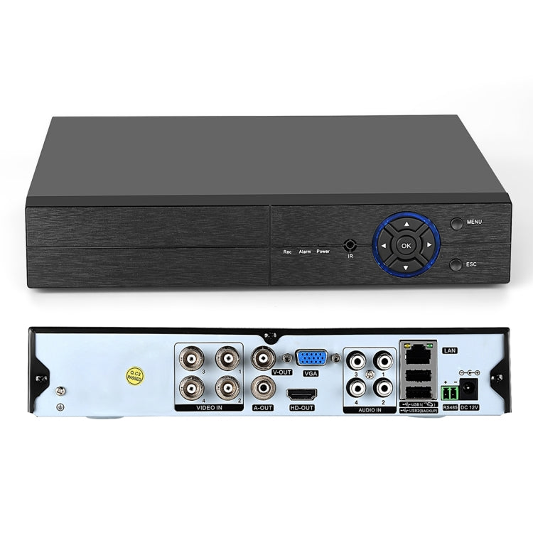 A4B3Kit 2MP 4CH 1080P CCTV Security Camera System AHD DVR Surveillance Kit, Support Night Vision / Motion Detection(White)