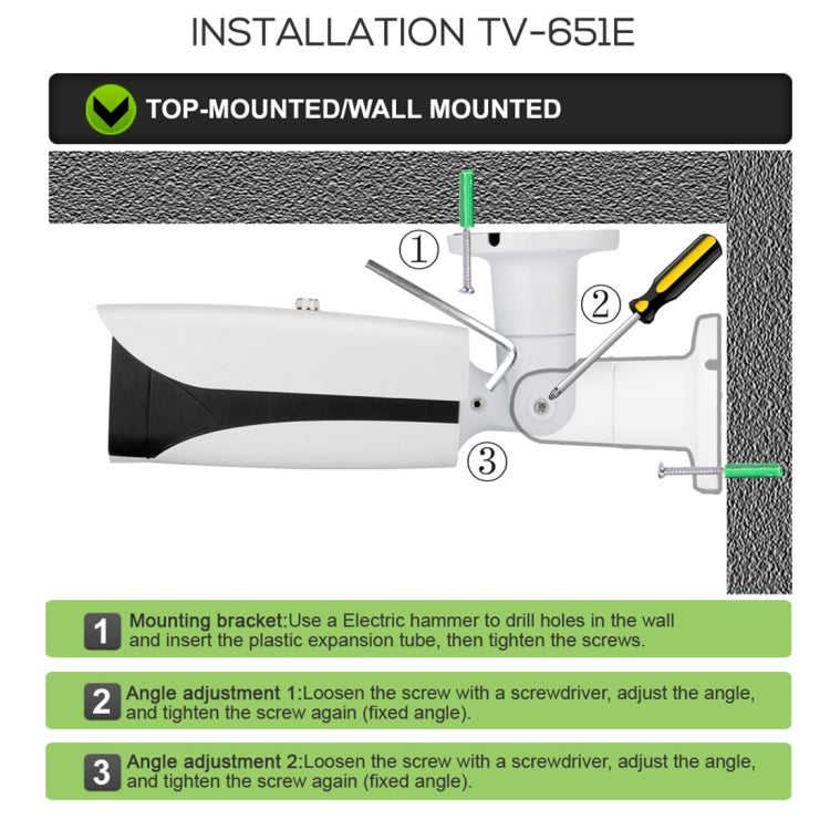 TV-651eH5/IP AF POE H.264++ 5MP IP Camera Auto Focus 4x Zoom 2.8-12MM Lens Surveillance Cameras(White)