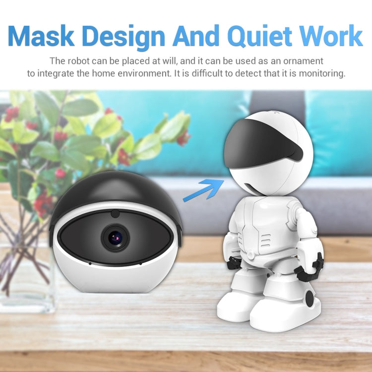 ESCAM PT205 HD 1080P Robot WiFi IP Camera, Support Motion Detection / Night Vision, IR Distance: 10m, EU Plug