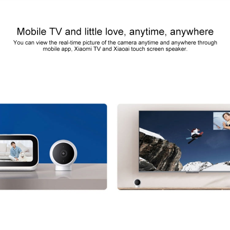 Original Xiaomi Standard Edition 2K Smart Camera, Support Infrared Night Vision & Two-way Voice & AI Humanoid Detection & TF Card, US Plug(White)