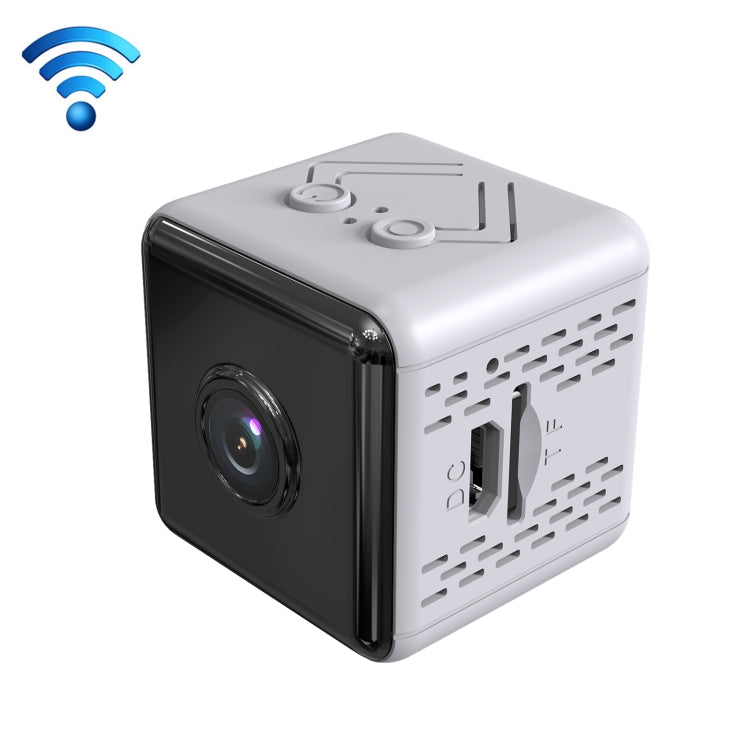 X6D 720P Wireless Home Mini Surveillance Camera, Support Infrared Night Vision & Motion Detection & TF Card (White)