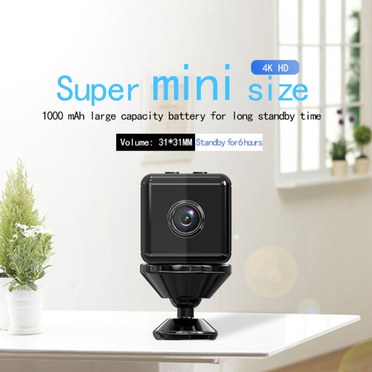 X6D 720P Wireless Home Mini Surveillance Camera, Support Infrared Night Vision & Motion Detection & TF Card (White)