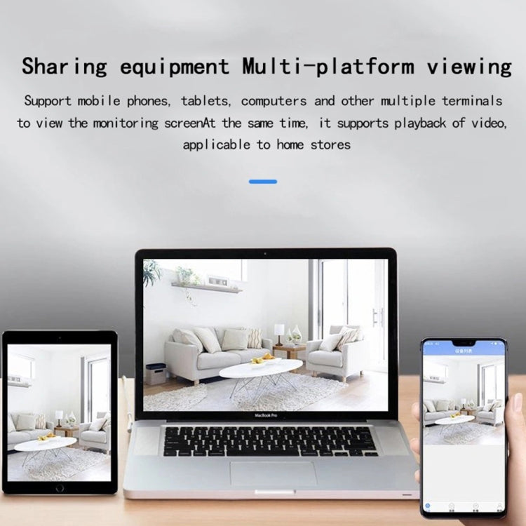 X6D 720P Wireless Home Mini Surveillance Camera, Support Infrared Night Vision & Motion Detection & TF Card (White)