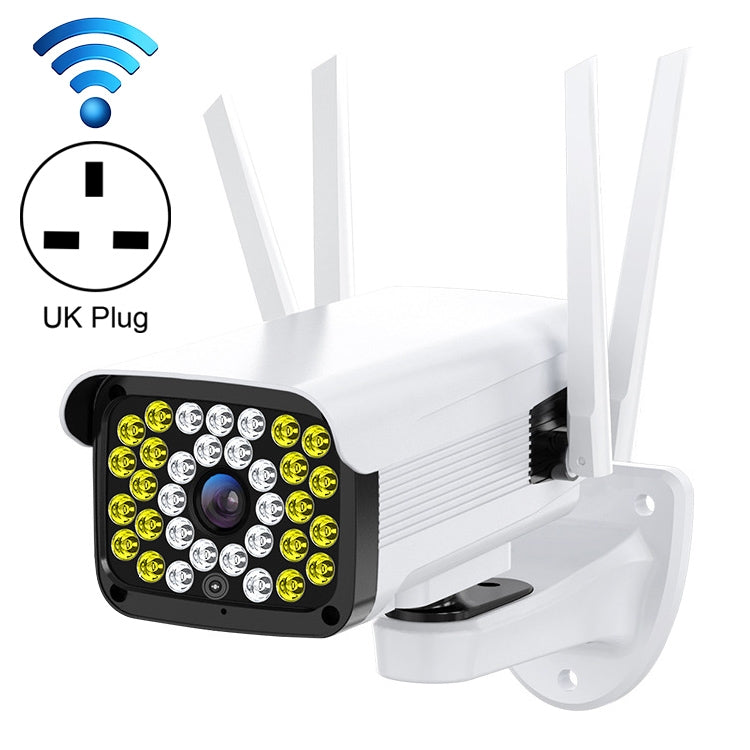 Difang DF-36Q Outdoor HD Surveillance IP Camera, Support Voice Intercom & Night Vision & Human Figure Detection & TF Card, WiFi + HD PTZ Rotation, AU Plug, UK Plug