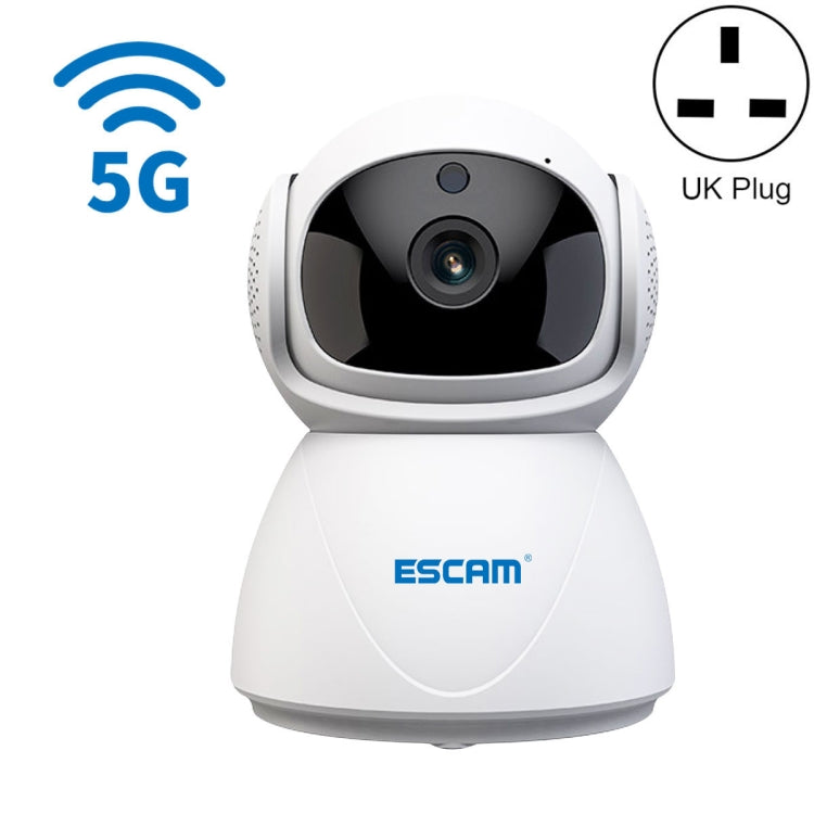 ESCAM PT201 HD 1080P Dual-band WiFi IP Camera, Support Night Vision / Motion Detection / Auto Tracking / TF Card / Two-way Audio, UK Plug